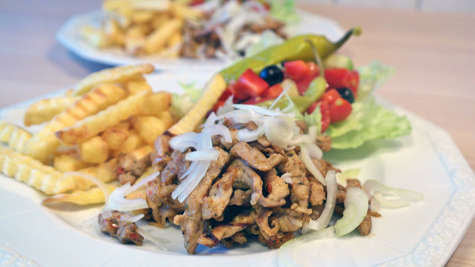 Gyros essen in Täuffelen