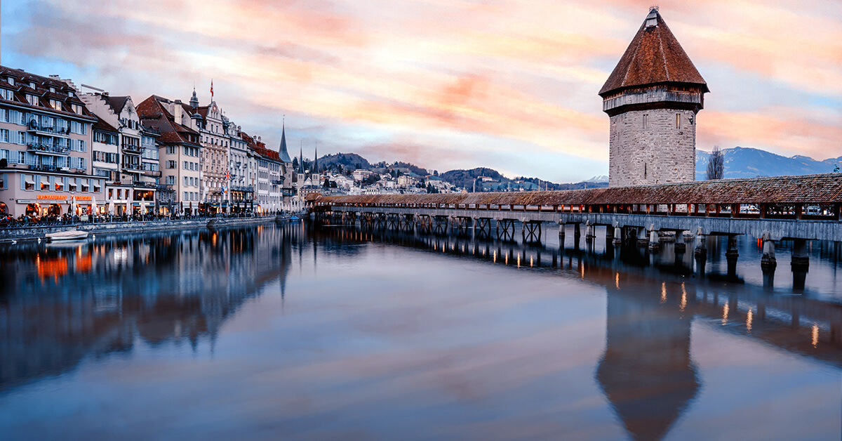 Sonnenuntergang Luzern